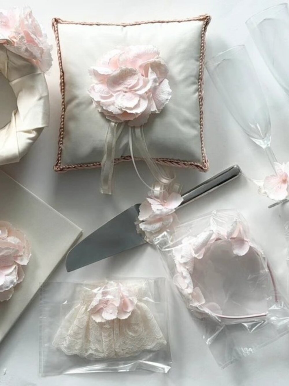 Pink Flower Wedding Bundle